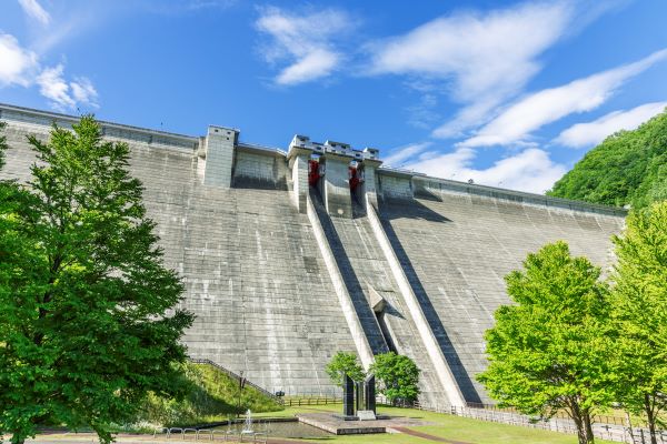 定山渓ダム（北海道札幌市）