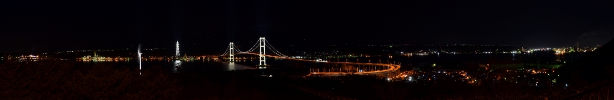 白鳥大橋／室蘭パノラマ夜景